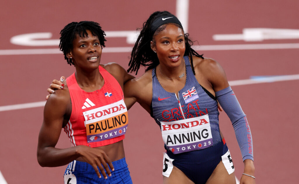 Marileidy Paulino y Amber Anning