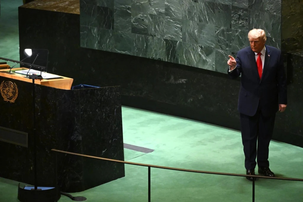 Donald Trump se proclamó en la ONU como el “presidente de la paz”