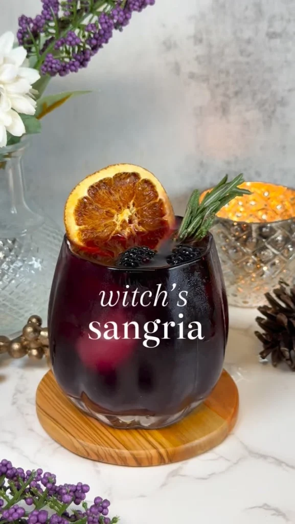 Tragos para Halloween: Sangría de la bruja