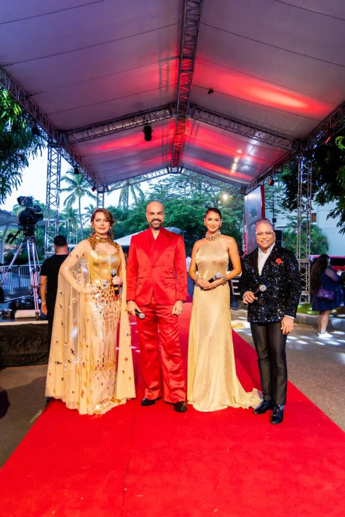 Escenario de los Glamour Music Awards 2025 en el Hotel Jaragua