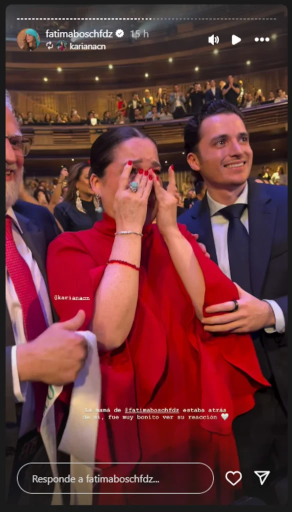 Los papás de Fátima Bosch celebraron su coronación en Miss Universe México.