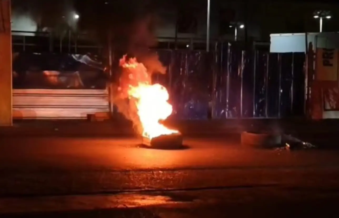 Apagón genera protestas en todo el Cibao