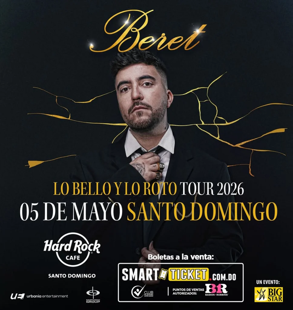 Beret en concierto en RD
