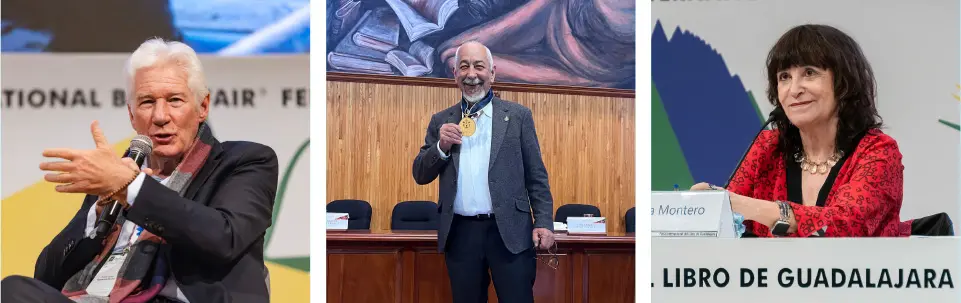 La Feria Internacional del Libro de Guadajara reunió en un mismo espacio a Joan Manuel Serrat, Leonardo Padura, Richard Gere y Rosa Montero.