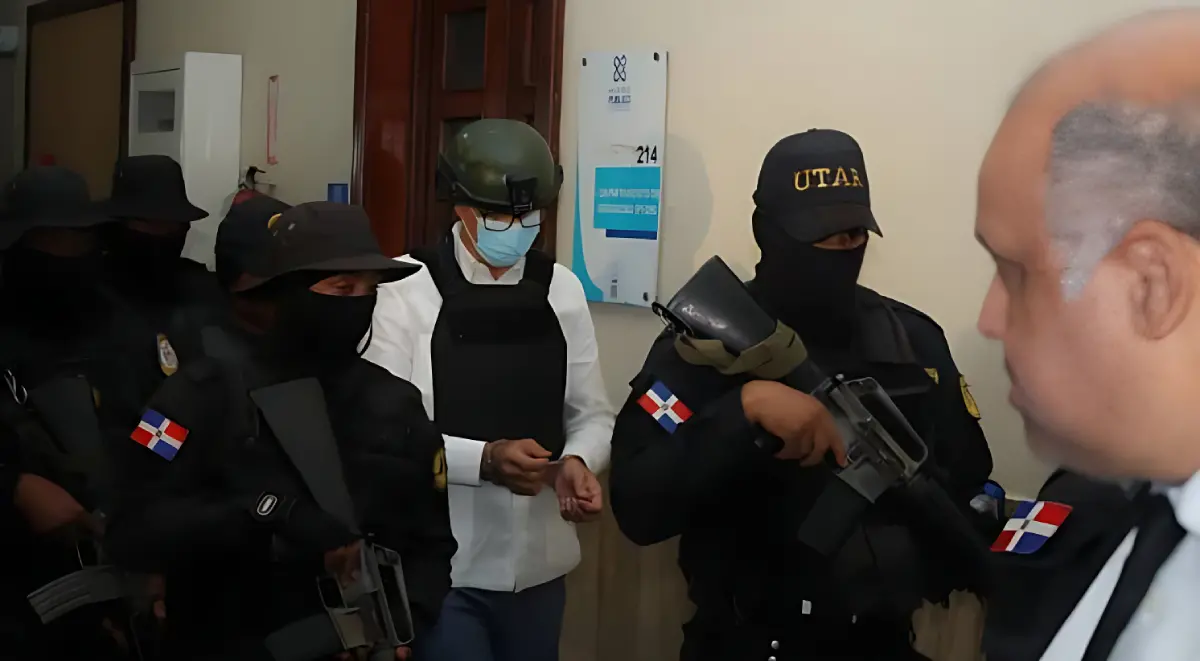 Santiago Hazim durante audiencia de coerción por el caso SeNaSa.
