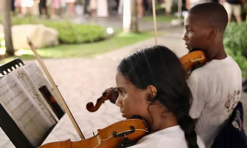 Hoy, más de 250 niños y jóvenes participan activamente en los programas de El Sistema Punta Cana