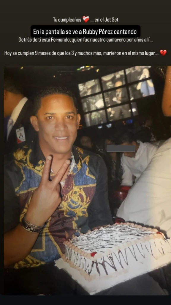 Massiel Javier recuerda a Octavio Dotel a nueve meses de la tragedia del Jet Set