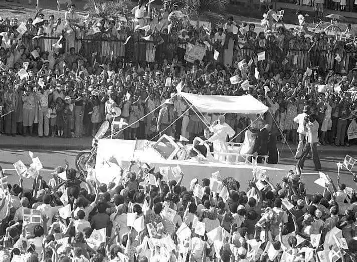 La visita del Papa Juan Pablo II a la isla