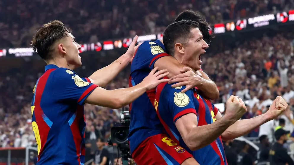 Barcelona venció por 3-2 al Real Madrid