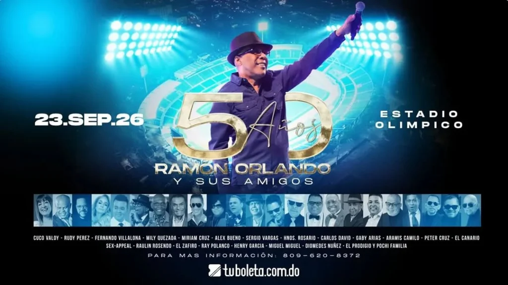 Ramón Orlando celebrará medio siglo de carrera con concierto en el Olímpico