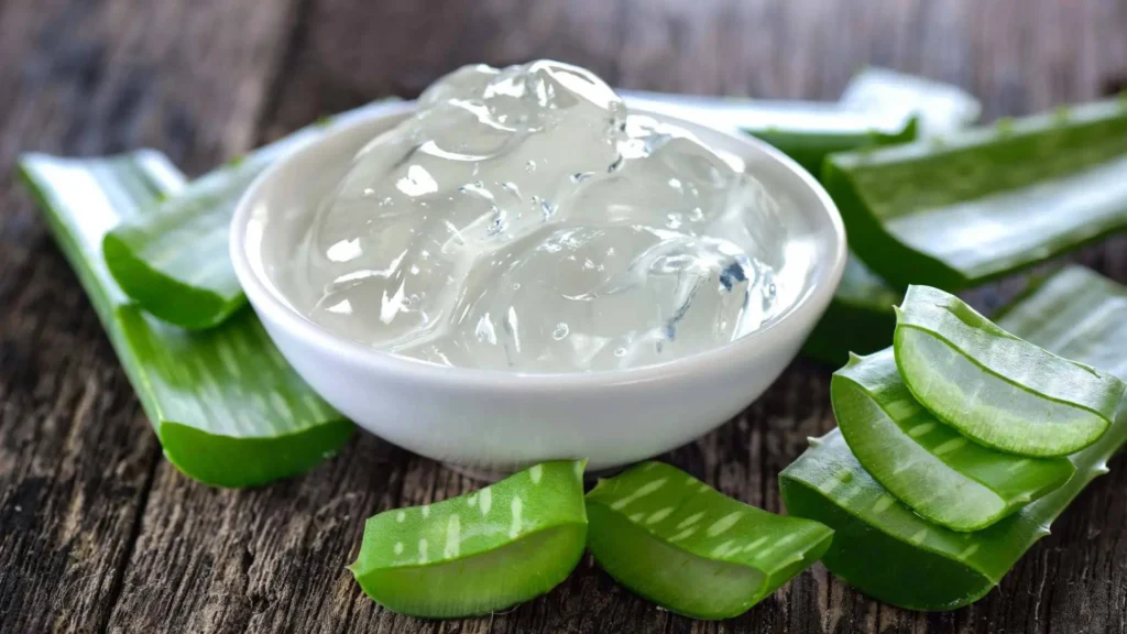 La aplicación del aloe vera en la cara siempre debe ser con movimientos circulares, funcionando como un ligero masaje.