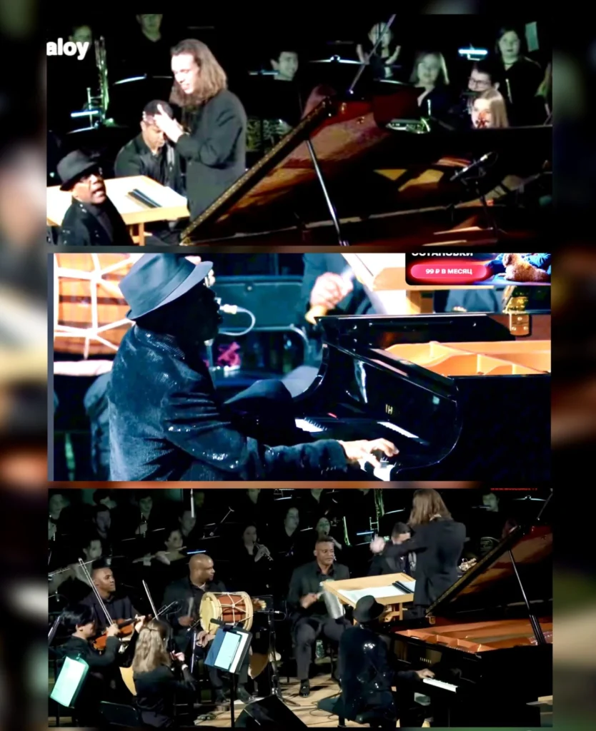 Ramón Orlando junto a músicos dominicanos y rusos del Conservatorio Tchaikovski en Moscú