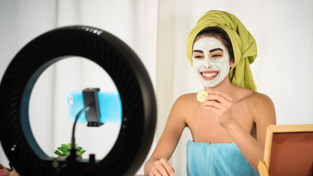 Cuidado facial difundidas por influencers