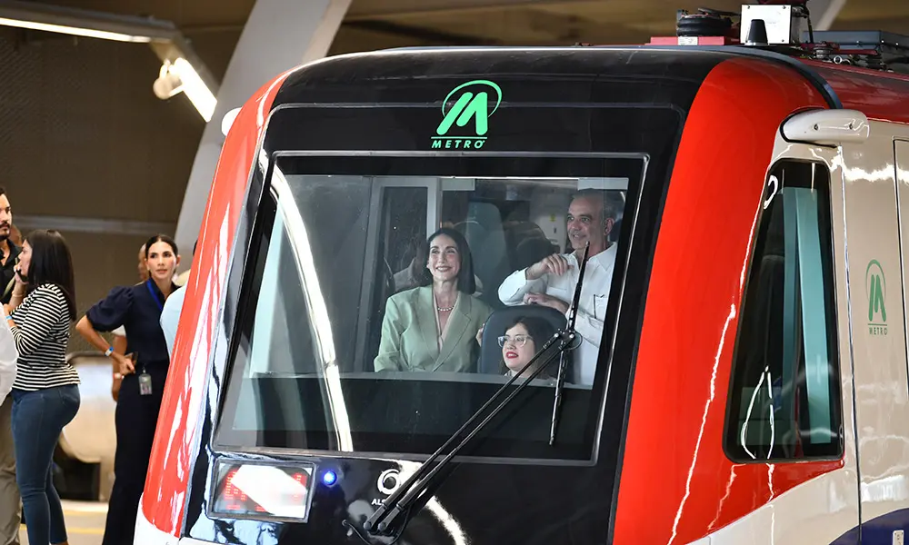 La inauguración del Metro de Los Alcarrizos, la obra más importante de Abinader.