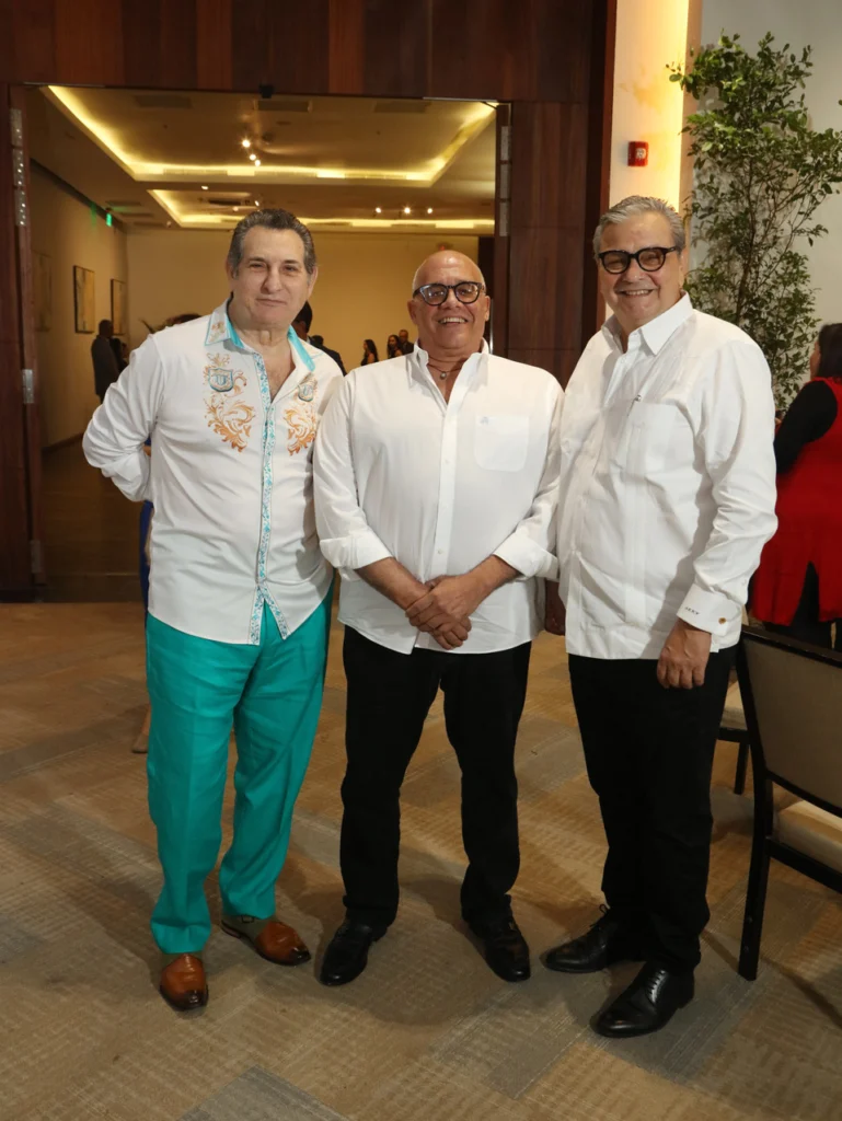Francisco Nader, Horacio Santan y Juan Eduardo Rodríguez.