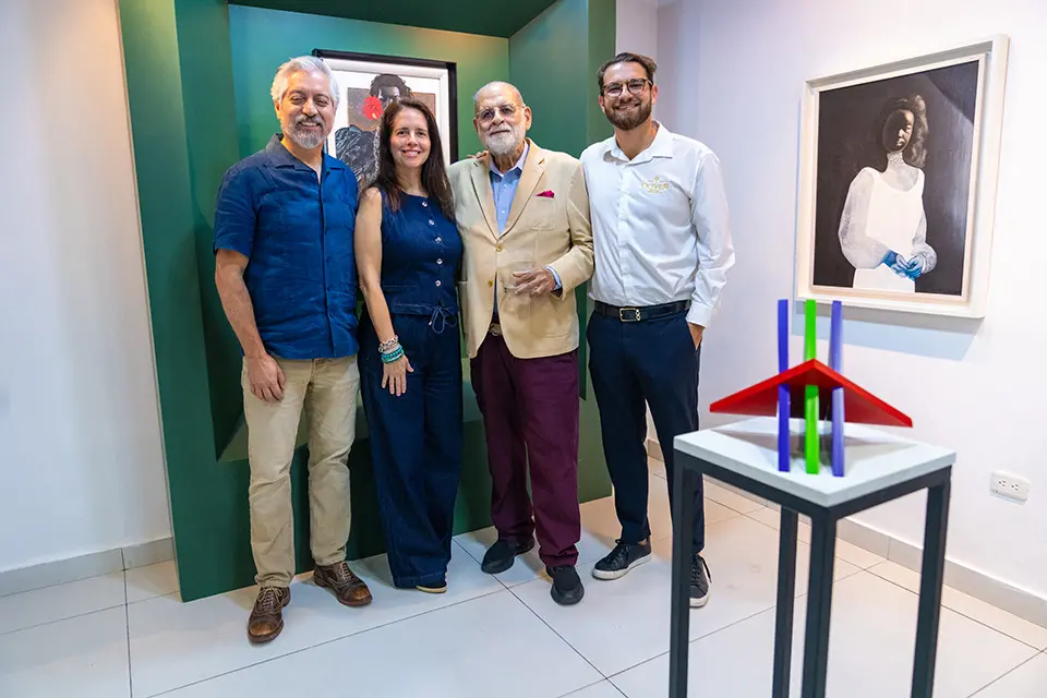 Rodrigo Herrera, Eva López, Pedro Ramón López Oliver y Máximo López