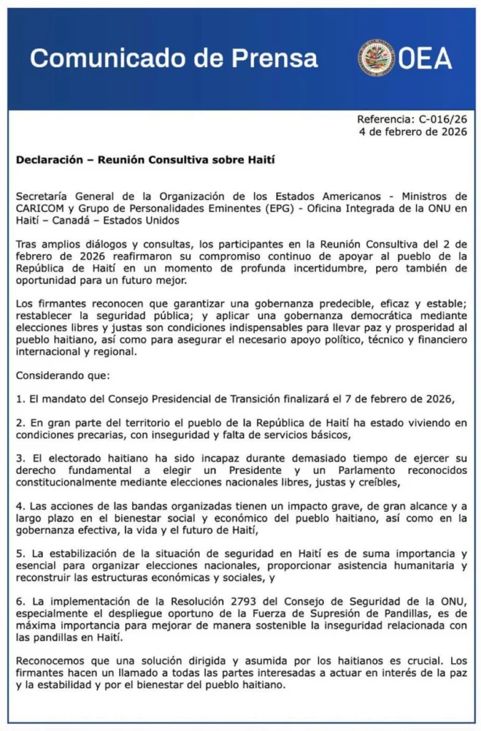 Comunicado