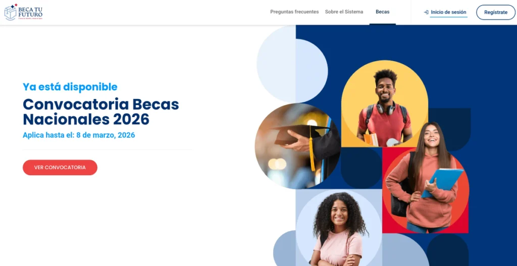 Aplicación a las becas Mescyt 2026 se realiza vía plataforma “Beca tu Futuro”.
