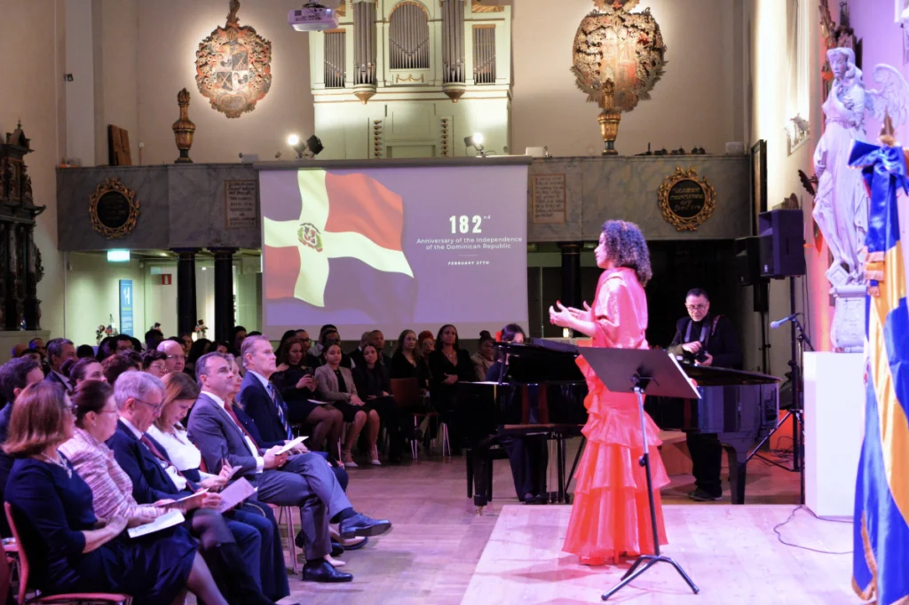Stephany Ortega se presentó el pasado jueves en el Museo de Historia de Estocolmo. Foto: Cawamedia Press Agency