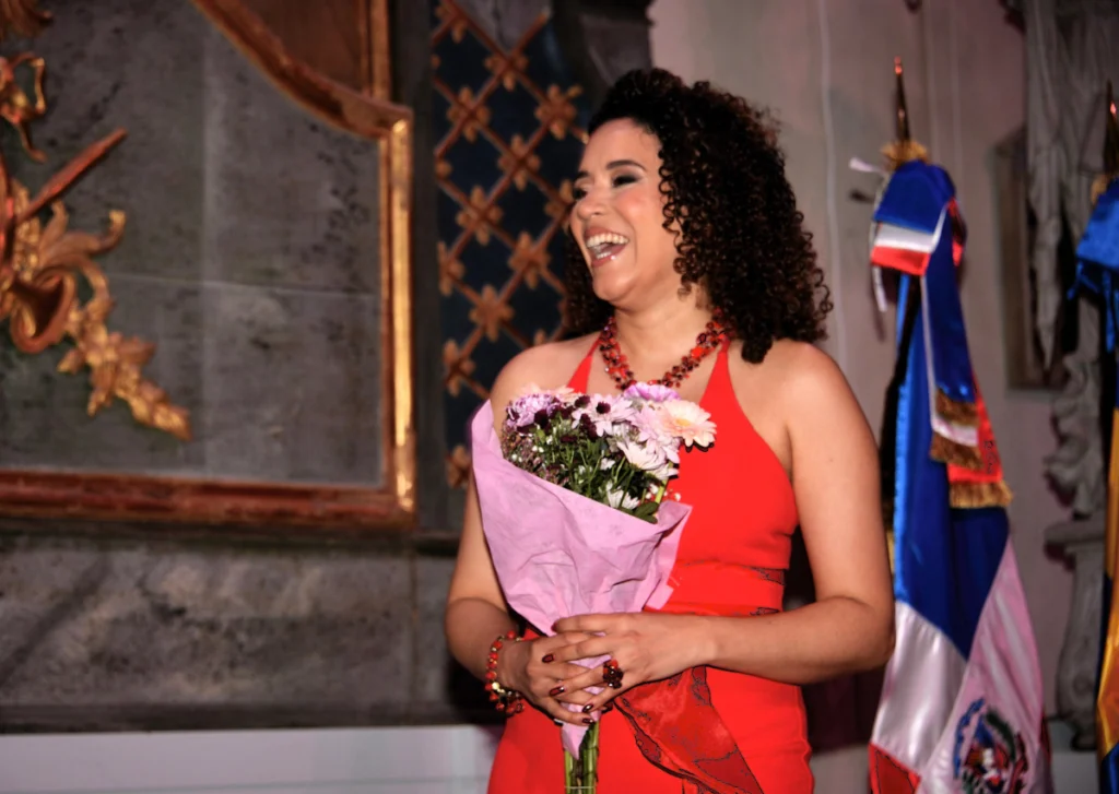 Stephany Ortega se presentó el pasado jueves en el Museo de Historia de Estocolmo. Foto: Cawamedia Press Agency