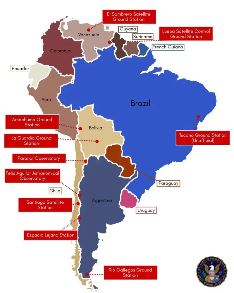 EE.UU. alerta sobre red espacial china en Latinoamérica