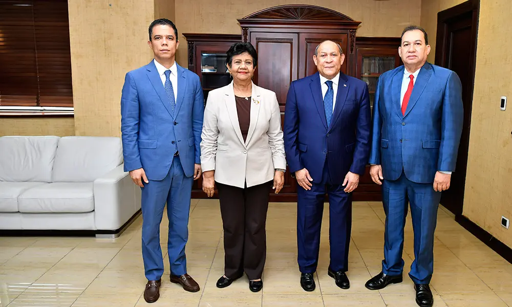 Otto Vargas, Carmen Evarista Matías, Rafael Santos Badía y Francisco Viloria.