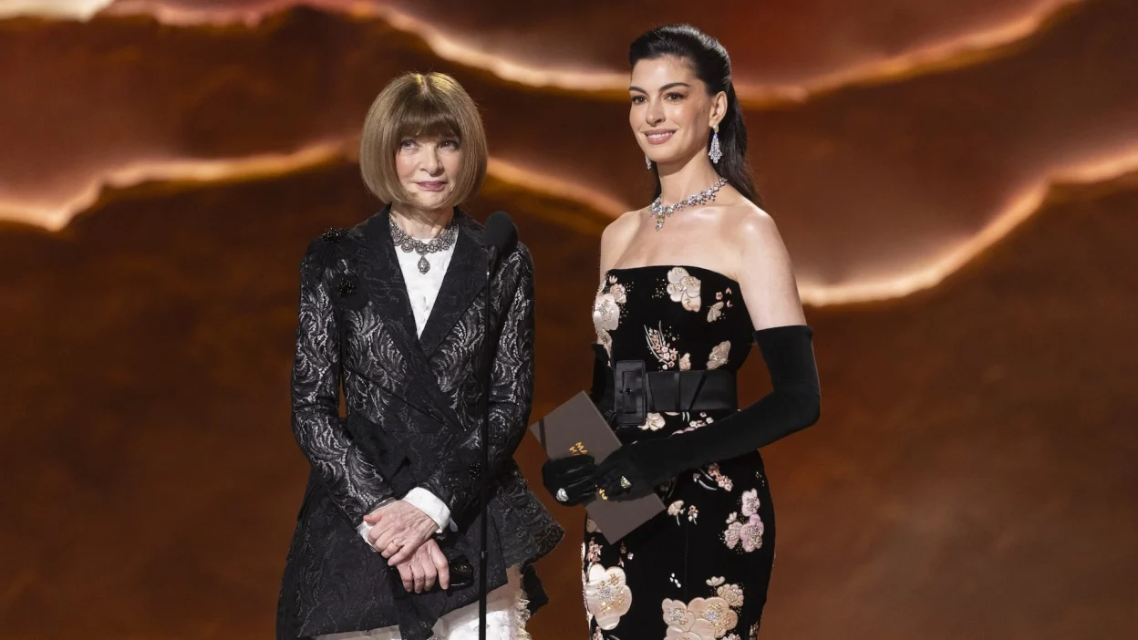 Anna Wintour y Anne Hathaway