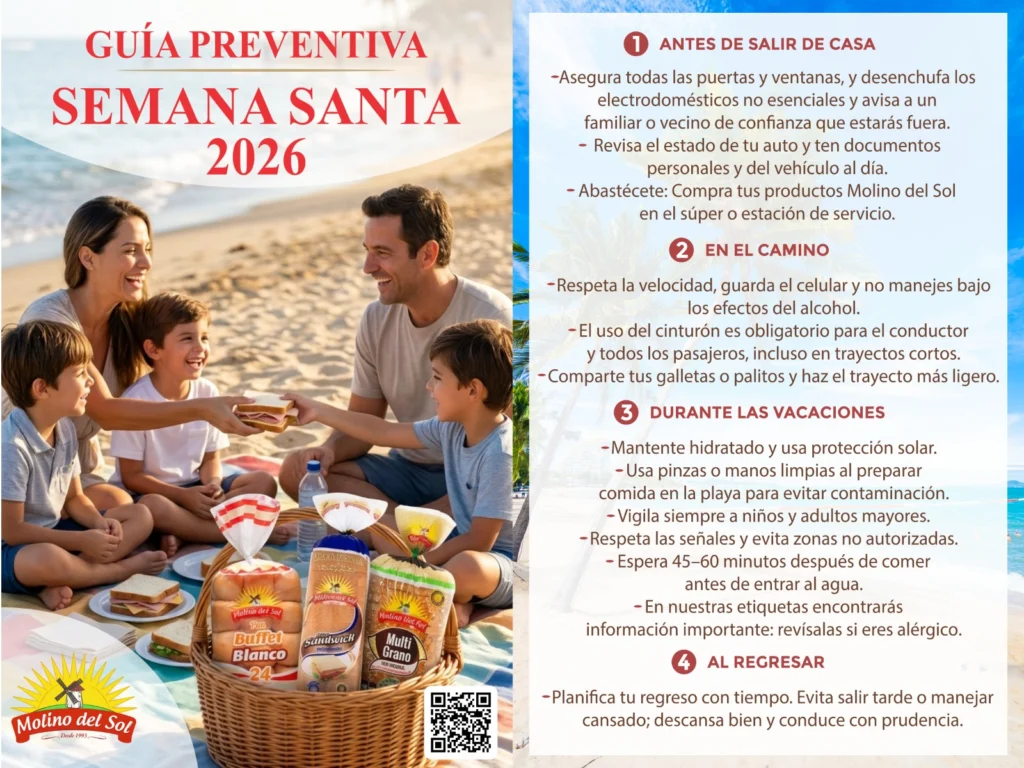 presenta guía preventiva para Semana Santa