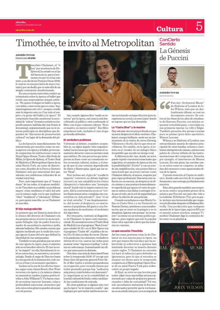 Este artículo forma parte de nuestro suplemento cultural de este 14 de marzo. Disfrútalo haciendo click acá