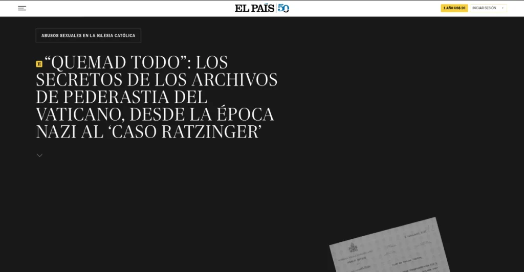 La investigación "Los archivos secretos del Vaticano" apunta a décadas de silencio, encubrimiento y el reto de León XIV