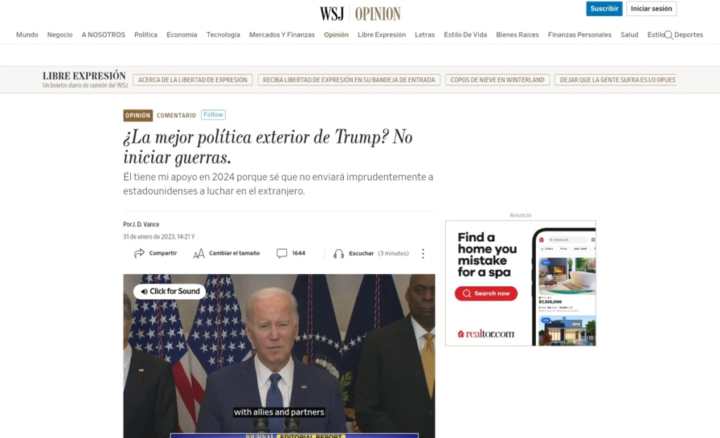 ¿Cuántos países ha atacado Donald Trump?