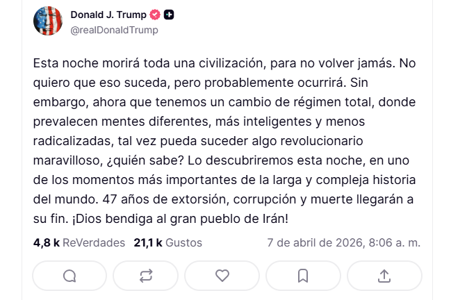 Trump amenaza con destruir Irán y desata temor global: ¿paz o escalada hacia una guerra nuclear?