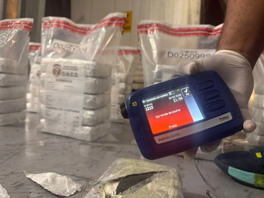 ¿Cuánta droga se ha incautado en República Dominicana en lo que va de 2026?