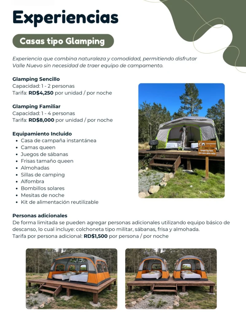 Acampar en Valle Nuevo ahora es más caro y regulado (Imagen suministradas de las redes sociales)
