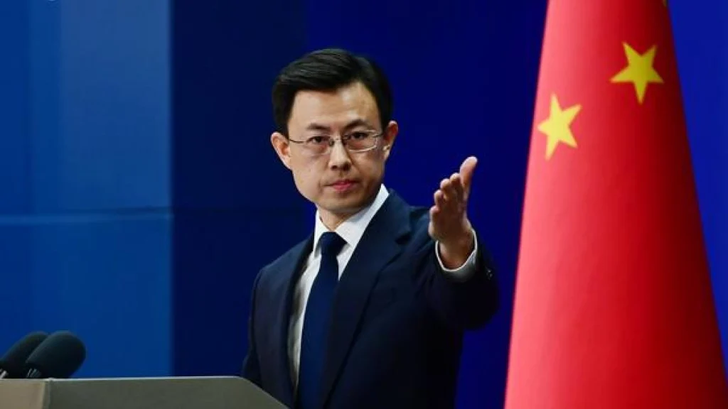 El portavoz del Ministerio de Relaciones Exteriores de China, Guo Jiakun.