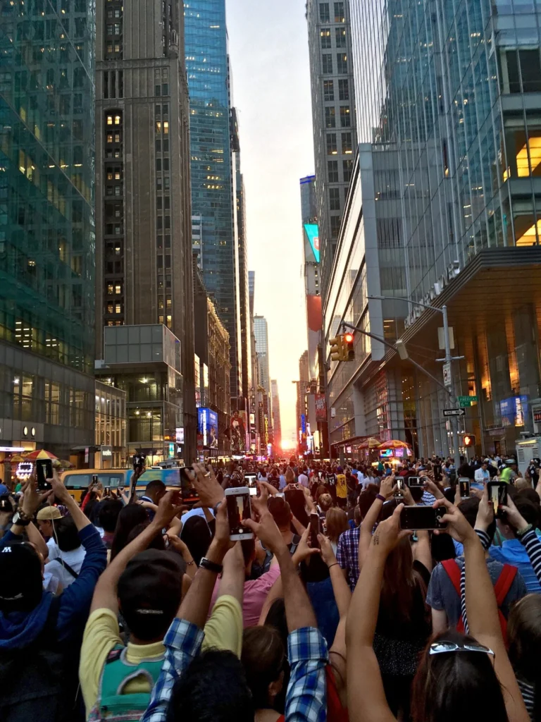El Manhattanhenge es de los más populares del calendario astronómico