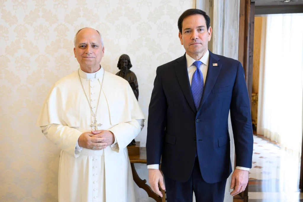 Marco Rubio y el León XIV