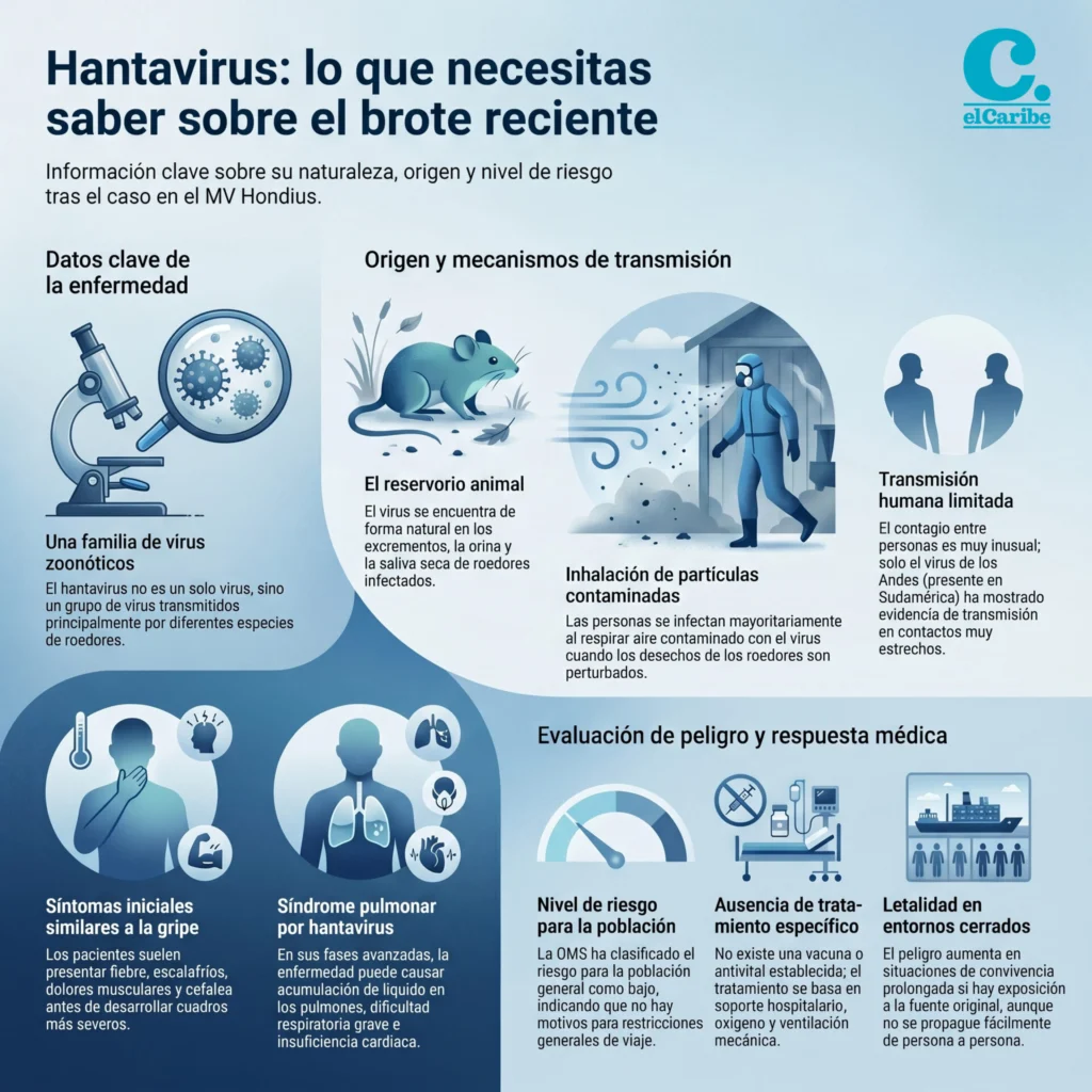 Qué es el hantavirus y cómo se transmite