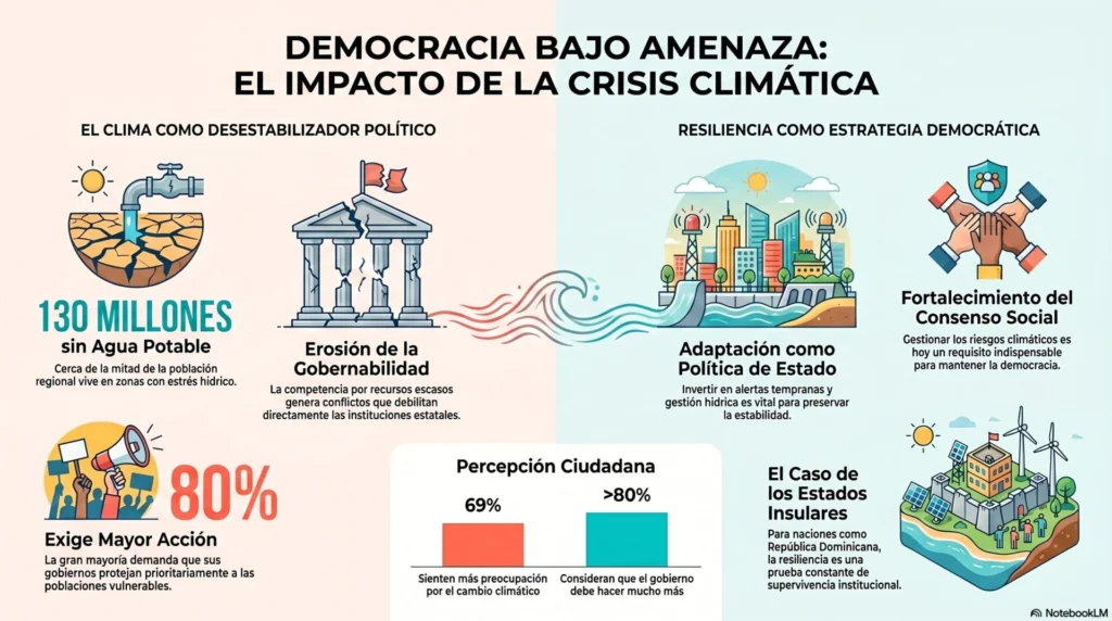 Democracia bajo amenaza existencial por la crisis climática
