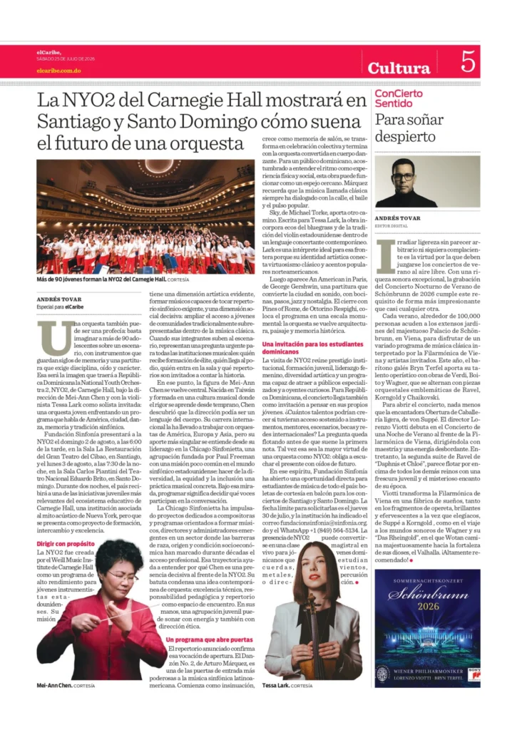 Esta entrevista forma parte del suplemento Cultura de este sáado 25 de julio. Disfrútalo completo acá