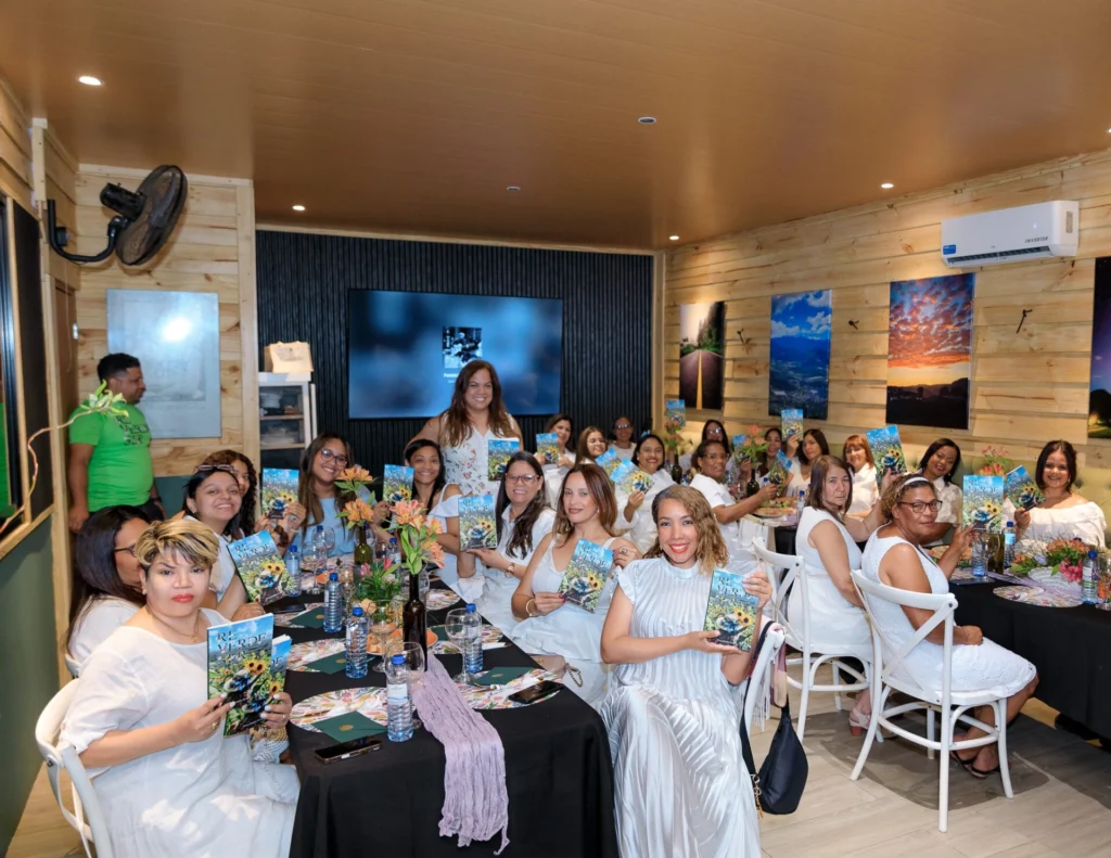 Cena de blanco en actividad REVERDE-Ser