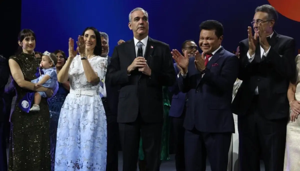Presidente Luis Abinader en inauguración del templo Monte de Dios Horeb