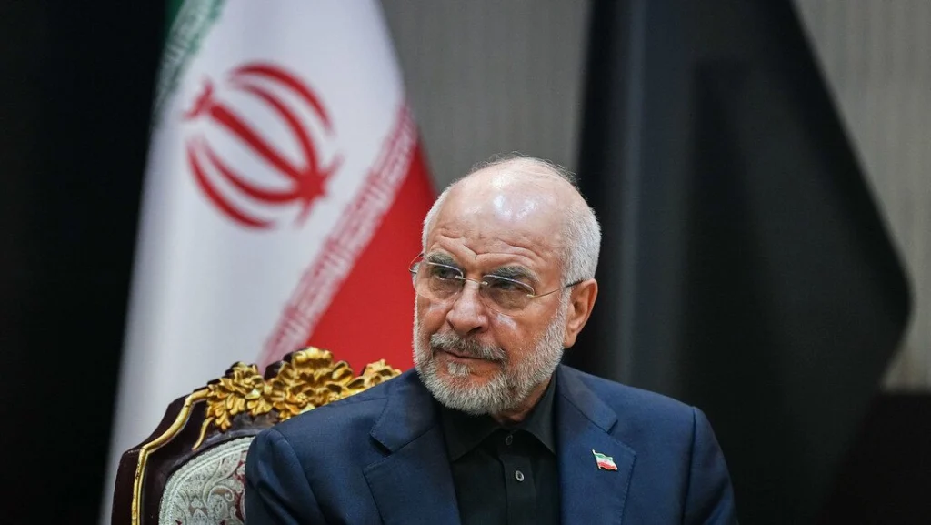 El presidente del Parlamento de Irán, Mohammad Bagher Ghalibaf.