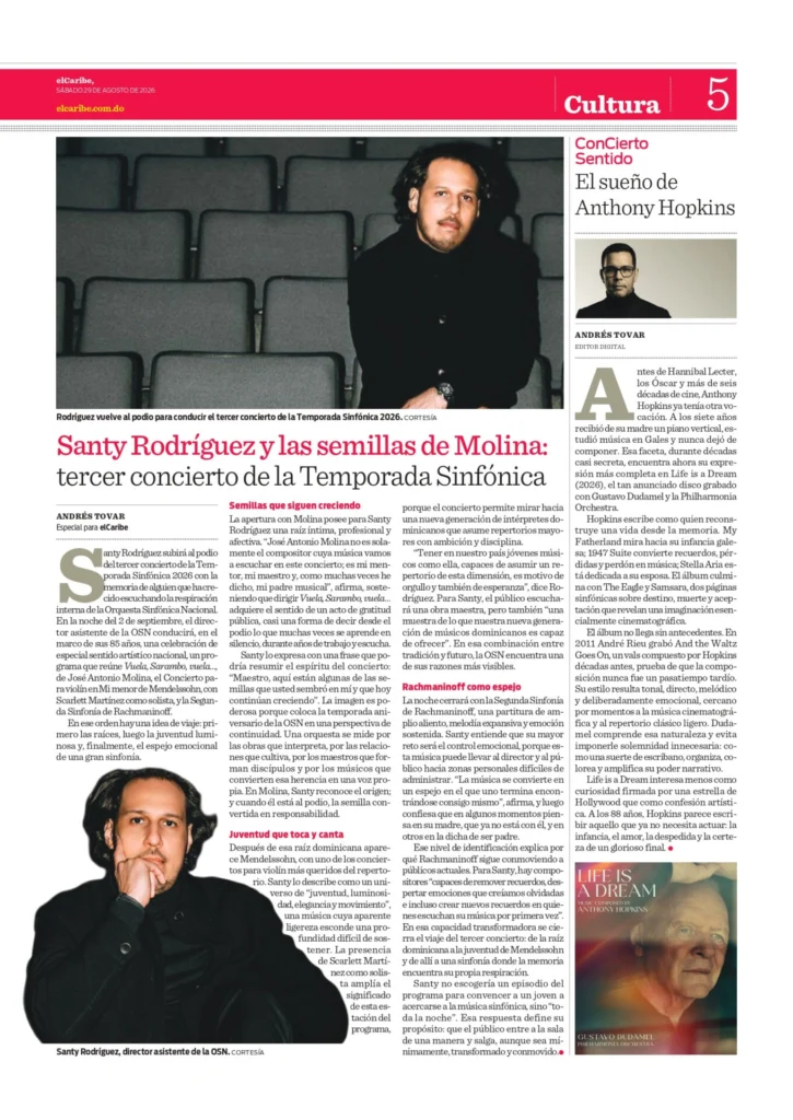 Esta entrevista forma parte del suplemento Cultura de este 29 de agosto. Disfrútalo completo acá