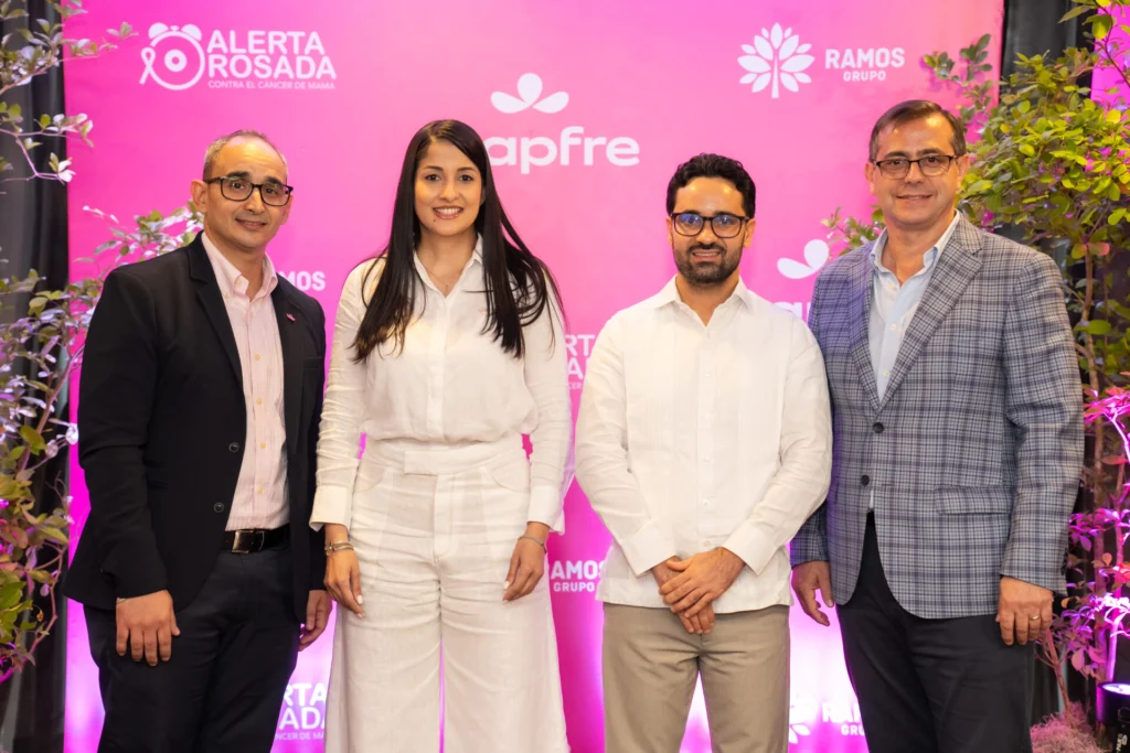 Carlos Pimentel, Massiel Abreu, Yoel Gómez y Faustino Pérez