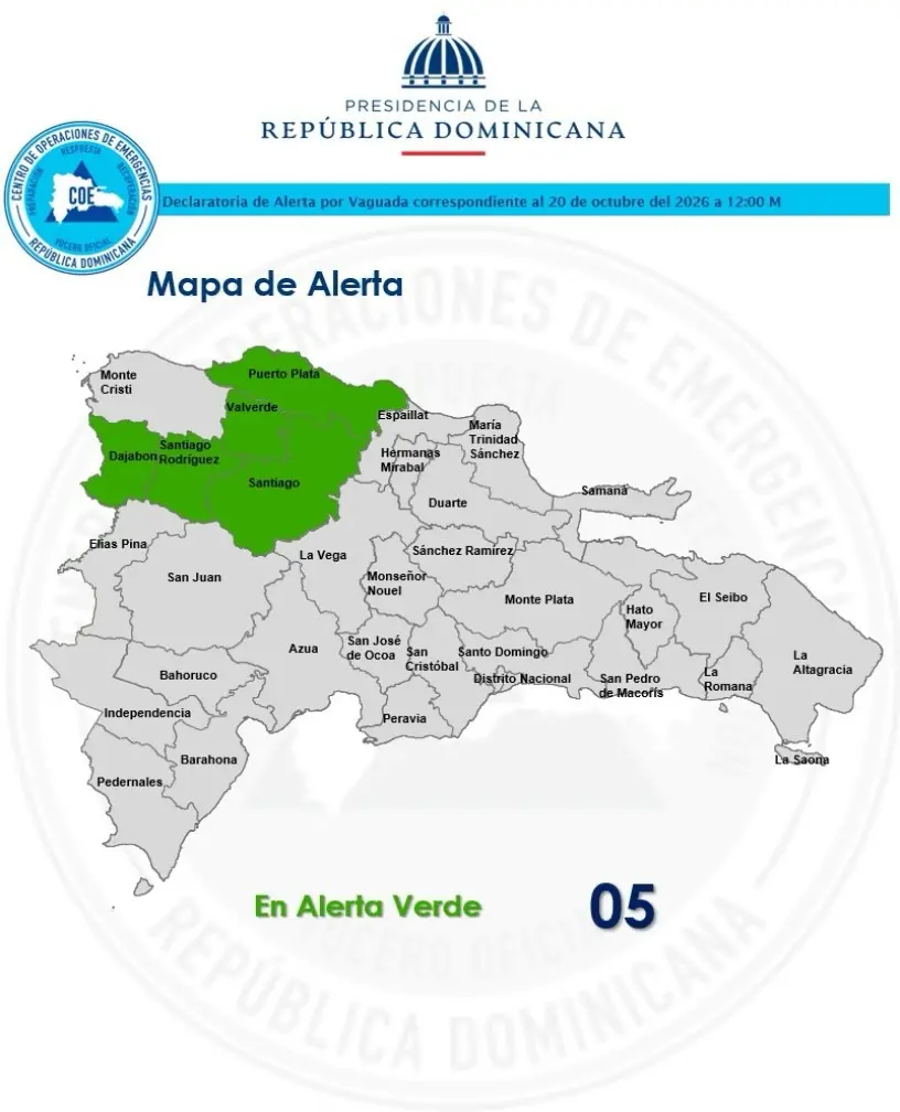 Mapa de alerta
