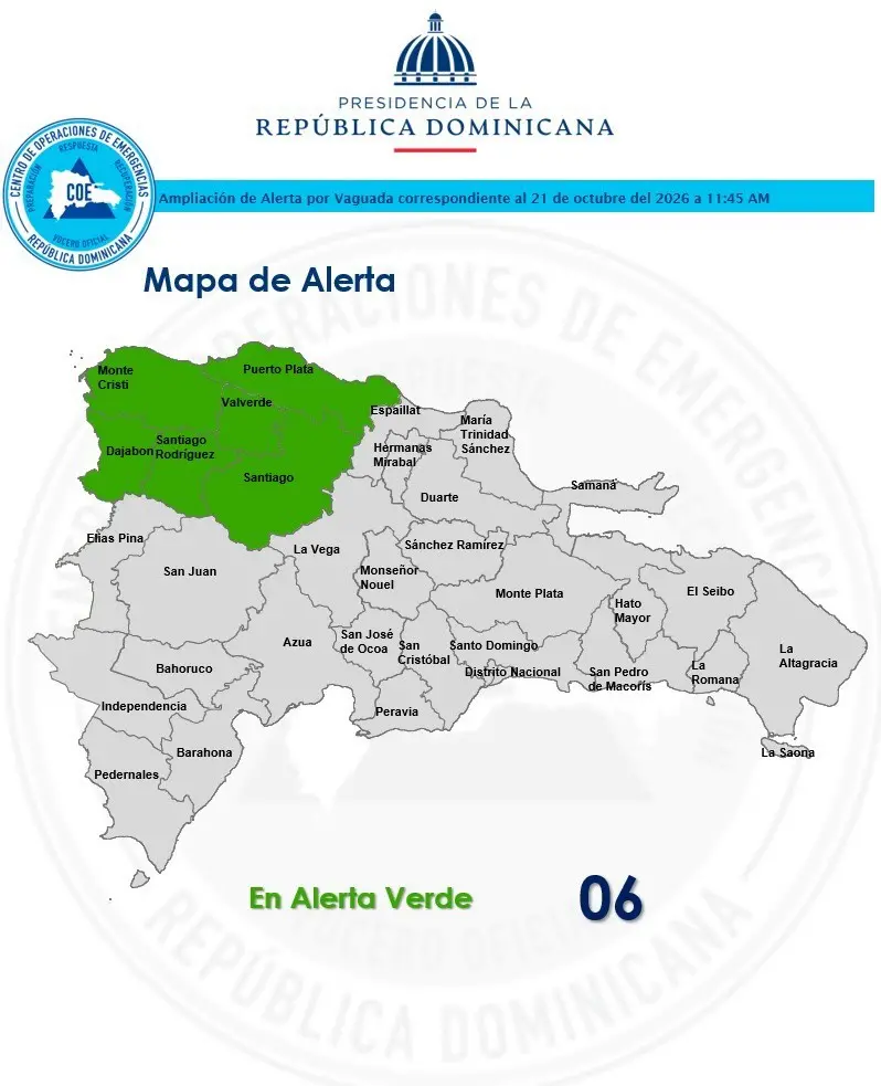 Mapa de alerta