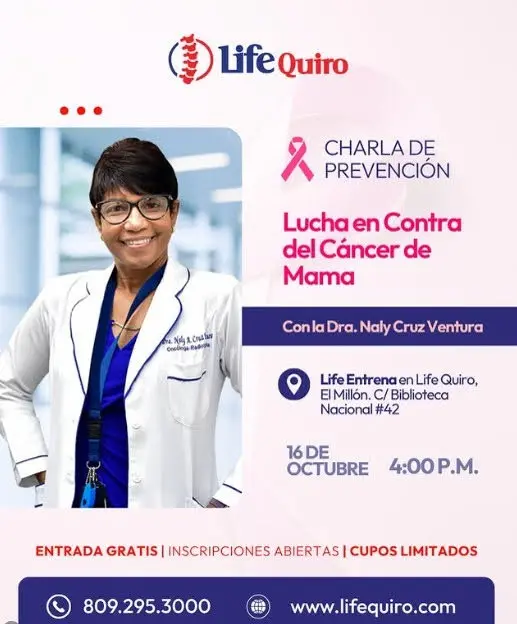 La reconocida especialista Dra. Naly Cruz Ventura
